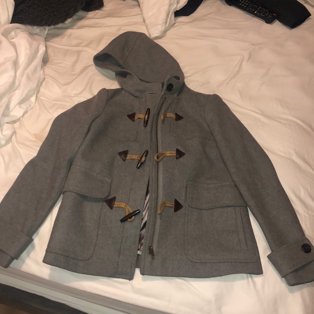 Jcrew Wool Toggle Coat, size 6